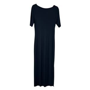 Lauren Ralph Lauren Dress M Navy Blue Long Maxi Capsule Minimalist Closet Staple